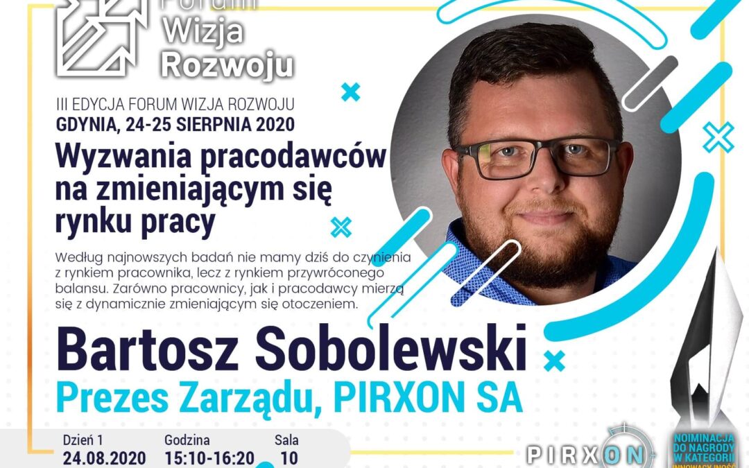 Forum Wizja Rozwoju 2020 – Wystąpienie prezesa Bartosza Sobolewskiego